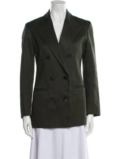 Pre-owned The Row Blazer In Green