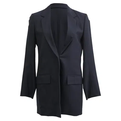 Pre-owned The Row Blazer In Navy Blue Wool