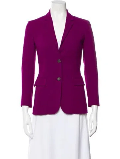Pre-owned The Row Blazer In Purple