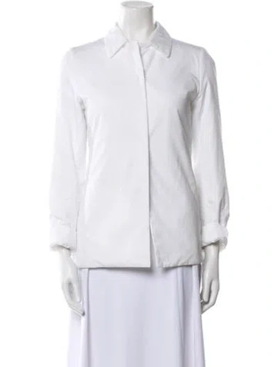 Pre-owned The Row Blazer In White
