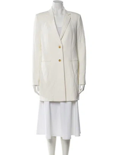 Pre-owned The Row Blazer In White