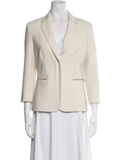 Pre-owned The Row Blazer In White