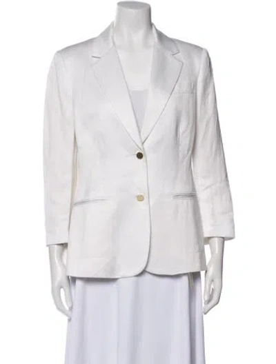 Pre-owned The Row Blazer In White