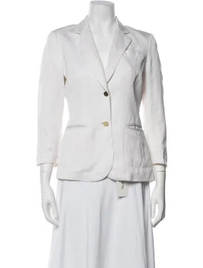 Pre-owned The Row Blazer In White