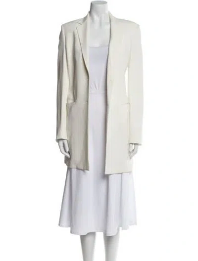 Pre-owned The Row Blazer Wool Jacket In Neutral