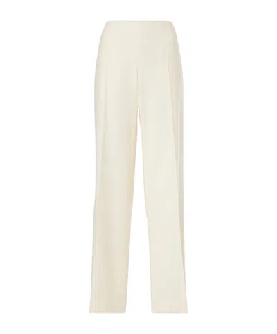 The Row Blended Straight-leg Casual Pants In Neutral