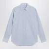 The Row Metis Cotton Poplin Shirt In Blue