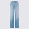 The Row Blue Cotton Denim Jeans