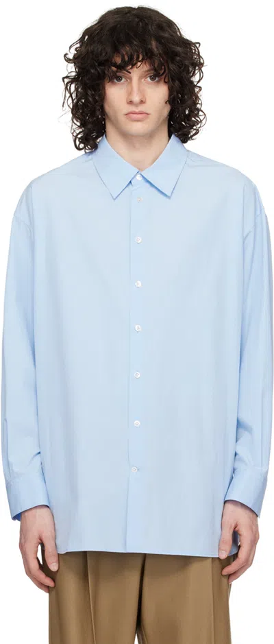 The Row Blue Lukre Shirt In Pwb Powder Blue