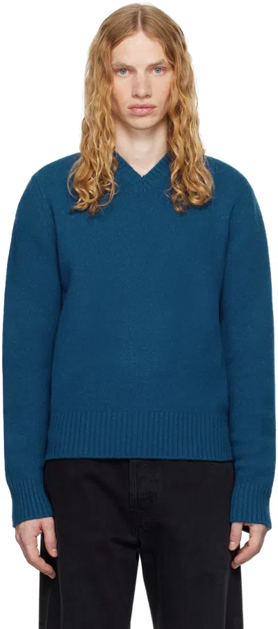 The Row Blue Nigel Sweater