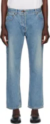 The Row Egli Boyfriend Denim Jeans In Blue