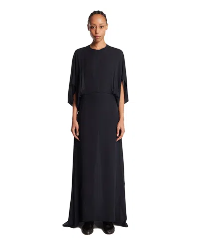 The Row Blue Silk Long Dress