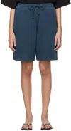 THE ROW BLUE STANTON SHORTS