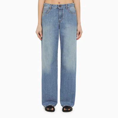 THE ROW BLUE WASHED DENIM JEANS