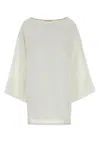 The Row White Regular Solid Top In White