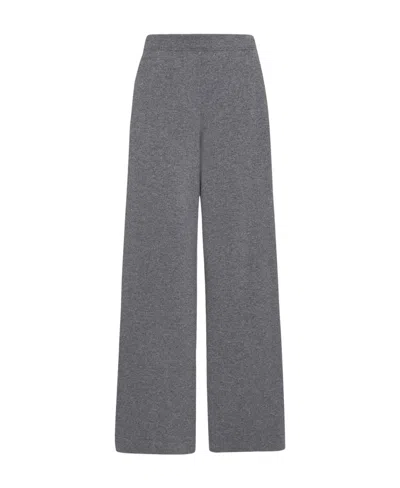 The Row Boden Wool Shearing Casual Trousers In Gray