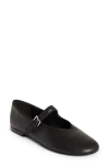 The Row Boheme Leather Mary Jane Flats