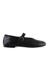 The Row Boheme Mary Jane Ballet Flats In Black Lambskin Leather In Black