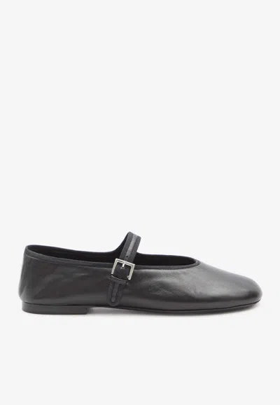 The Row Boheme Mj Ballet Flats In Nappa Leather In Black