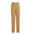 The Row Bonnette Cotton Trousers In Brown