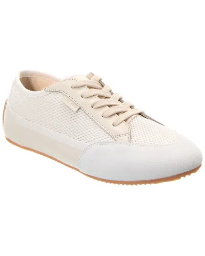 The Row Bonnie Suede Mesh Sneakers In White