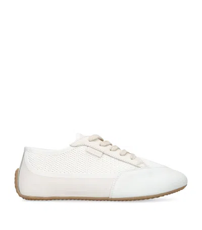 The Row Bonnie Low Top Trainer In White