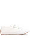 The Row Bonnie Suede Mesh Sneakers In White