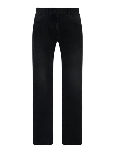 The Row Booker Cotton Jeans In Black