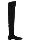 The Row Hereditas Shearling Over-the-knee Boots In Black