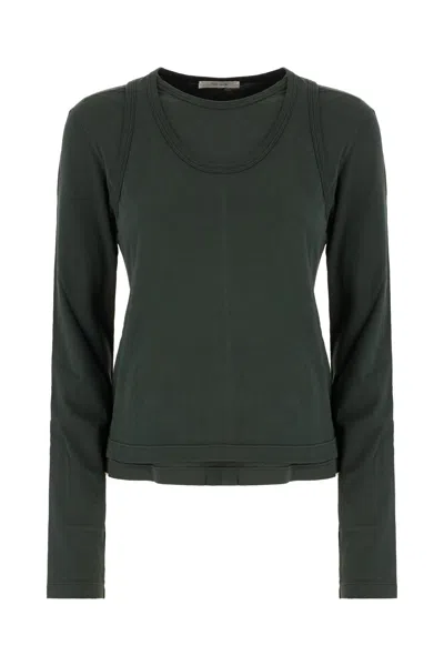 The Row Bottle Green Cotton T-shirt