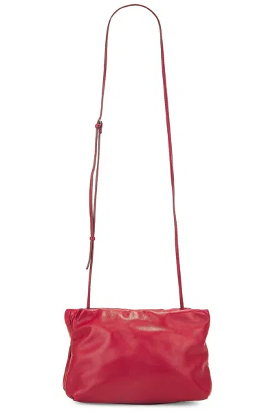 The Row Bourse Clutch In Barn Red Ans