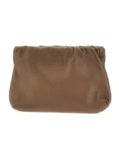The Row 'bourse' Clutch In Brown