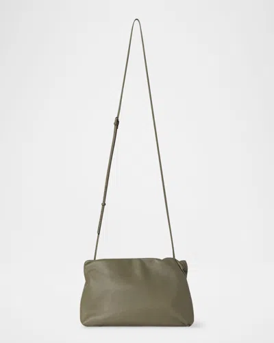 The Row Bourse Crossbody Bag In Silk Leather