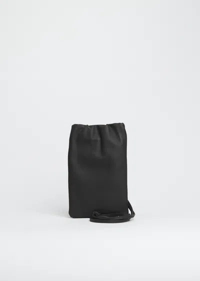 The Row Bourse Phone Case In Black