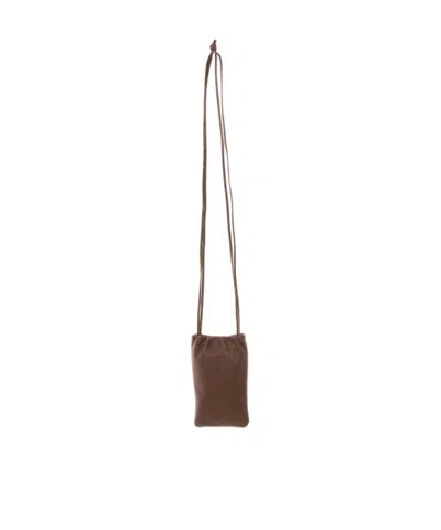 The Row Bourse Phone Case In Brown