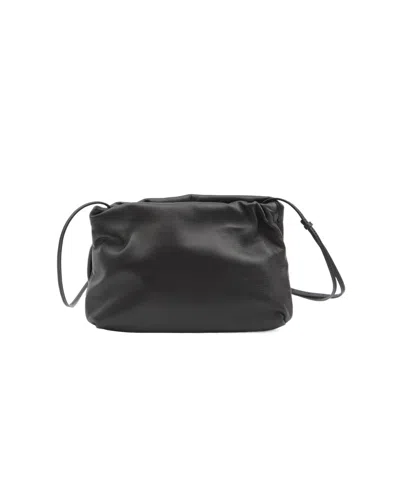 The Row Bourse Shoulder Bag In Black