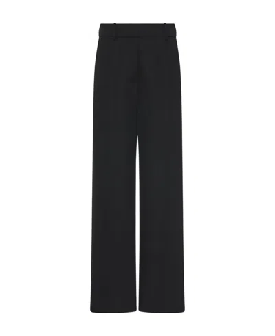 The Row Bremy Straight-leg Trousers In Black