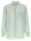 The Row Shirt With Button-down Collar And Pocket In Green