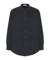 The Row Briar Shirt In Silk In Black