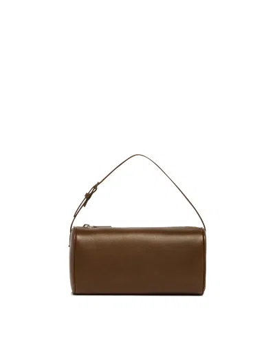 The Row Brown 90s Leather Bag In Blue