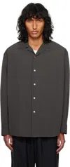 The Row Brown Anthony Shirt In Bro Brown