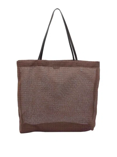 The Row Brown Barn Tote Bag