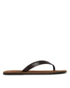 The Row Brown Beach Flip-flop Sandals In Brown