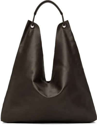 The Row Bindle 3 Bag In Dark Brown/ Black