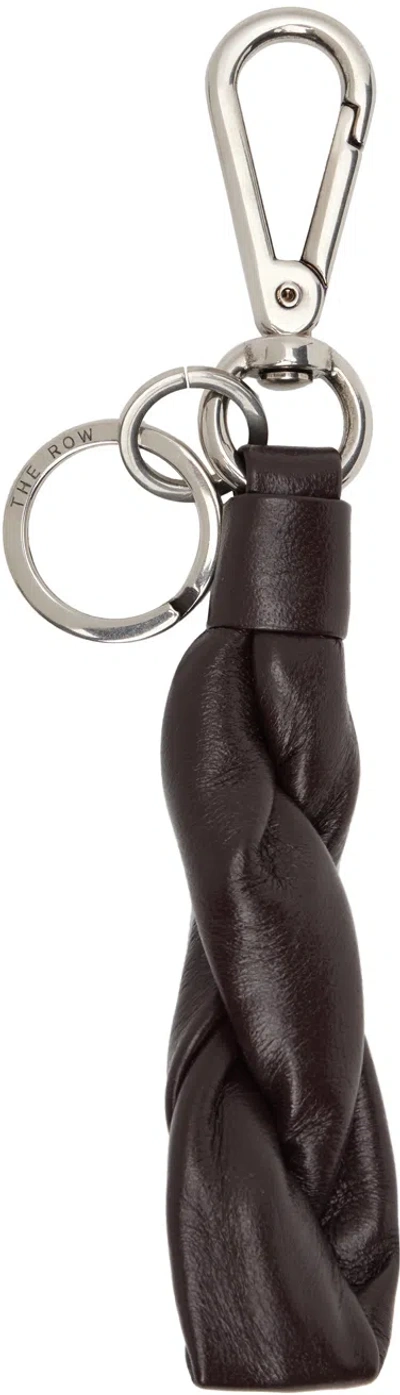 The Row Brown Blaise Keychain In Choa Chocolate Ans