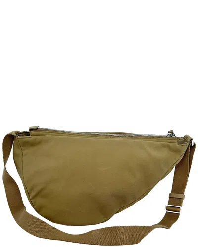 Pre-owned The Row Brown Canvas Slouchy Banana Two Bag (authentic Pre-loved)