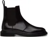 The Row Brown Elastic Ranger Boots In Dark Brown