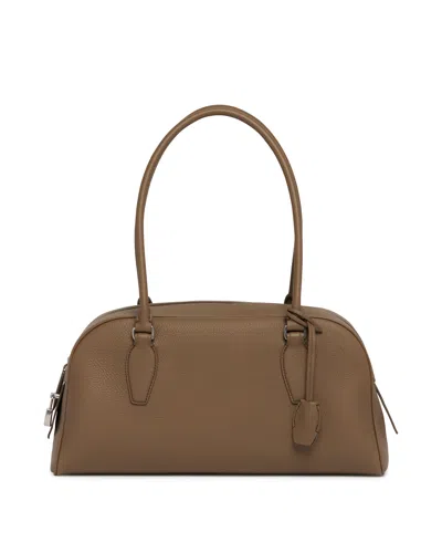 The Row Brown E/w India Leather Bag