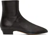 The Row Brown Hereditas 25 Ankle Boots In Lqb Laquer Brown