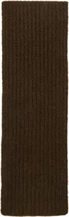 The Row Brown Illy Scarf In Sob Smoke Brown
